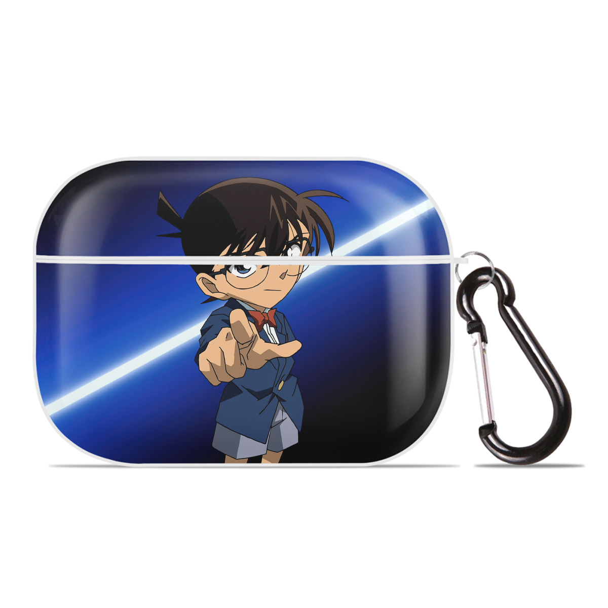 （画像用） 名探偵コナン Detective Conan 【AirPods Pro用】ハードシェル保護ケース 耐衝撃・防指紋・カラビナ付き商品仕様
