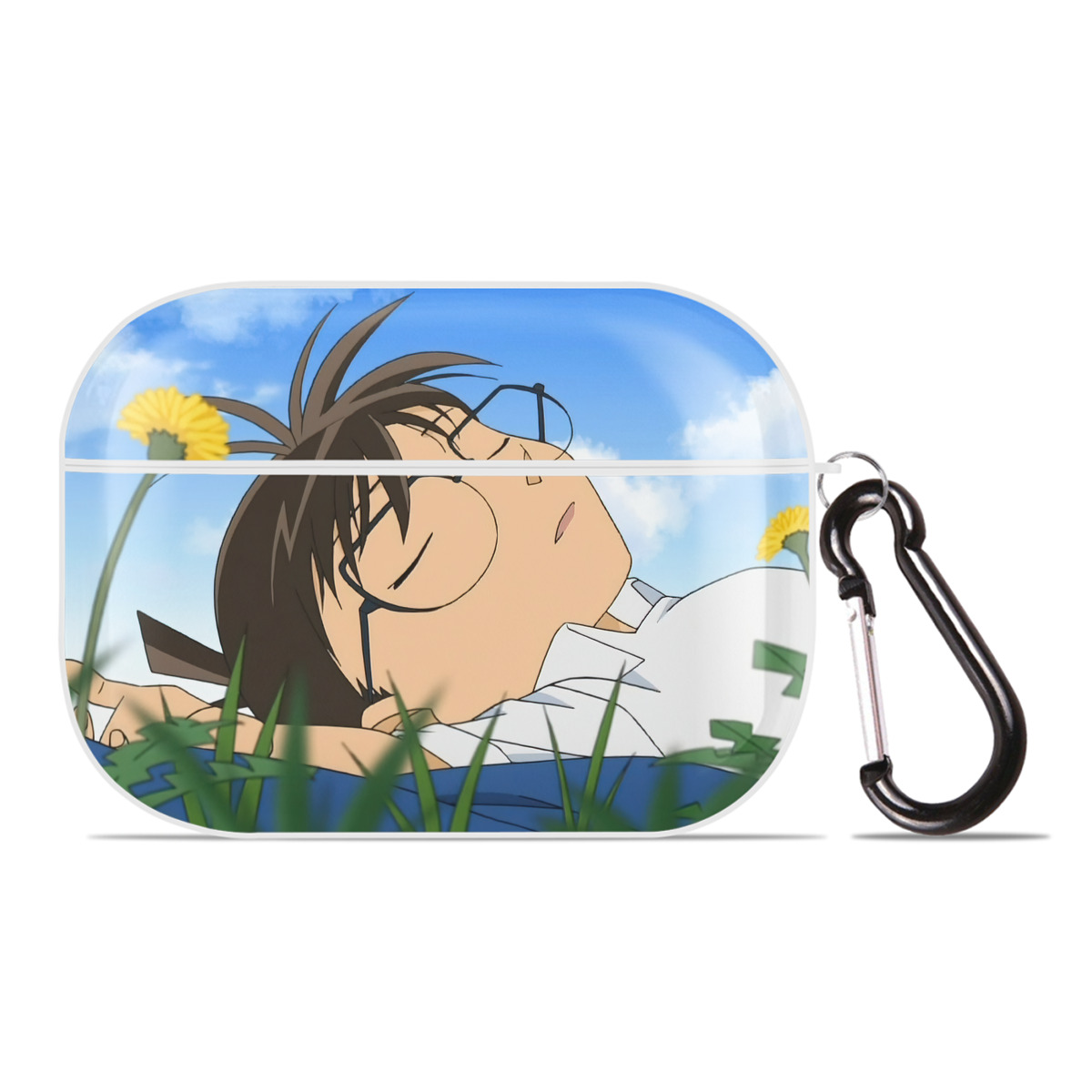 （画像用） 名探偵コナン Detective Conan 【AirPods Pro用】ハードシェル保護ケース 耐衝撃・防指紋・カラビナ付き商品仕様