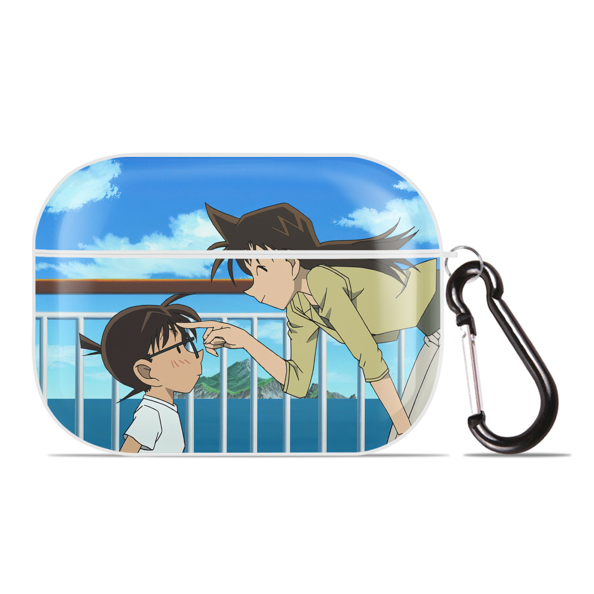 （画像用） 名探偵コナン Detective Conan 【AirPods Pro用】ハードシェル保護ケース 耐衝撃・防指紋・カラビナ付き商品仕様