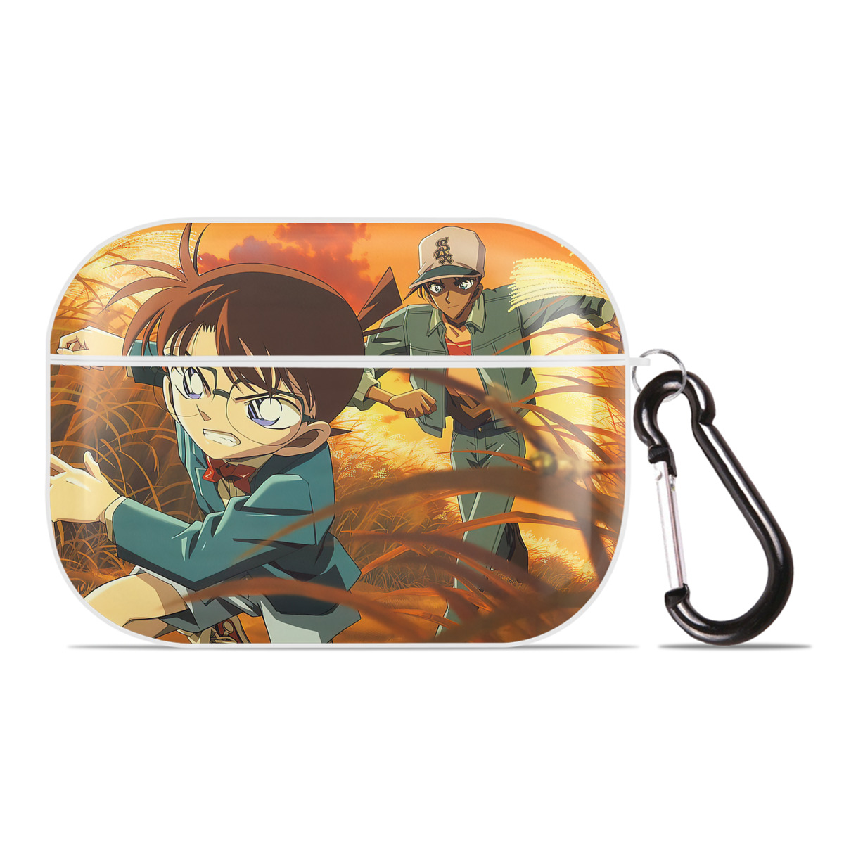 （画像用） 名探偵コナン Detective Conan 【AirPods Pro用】ハードシェル保護ケース 耐衝撃・防指紋・カラビナ付き商品仕様