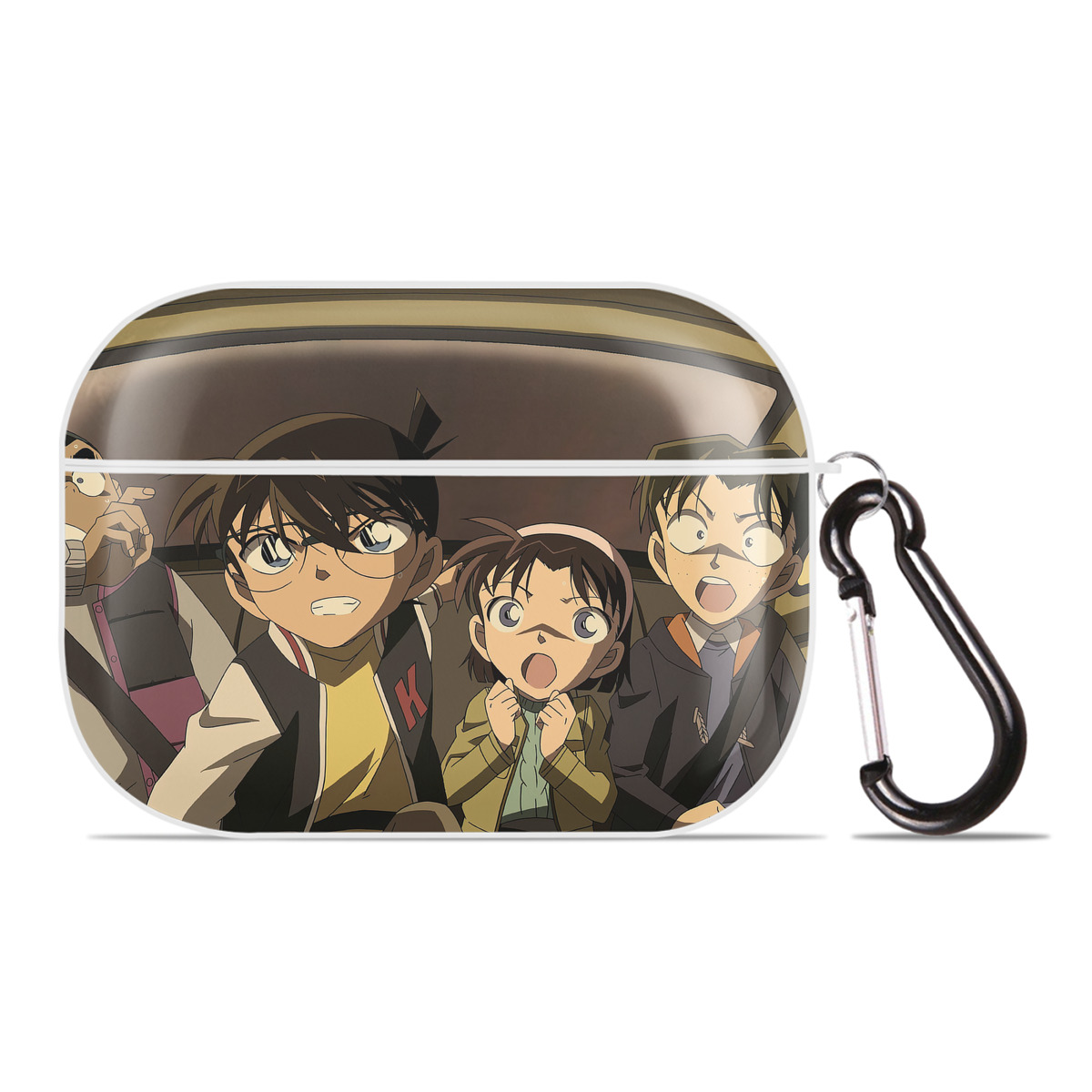 （画像用） 名探偵コナン Detective Conan 【AirPods Pro用】ハードシェル保護ケース 耐衝撃・防指紋・カラビナ付き商品仕様