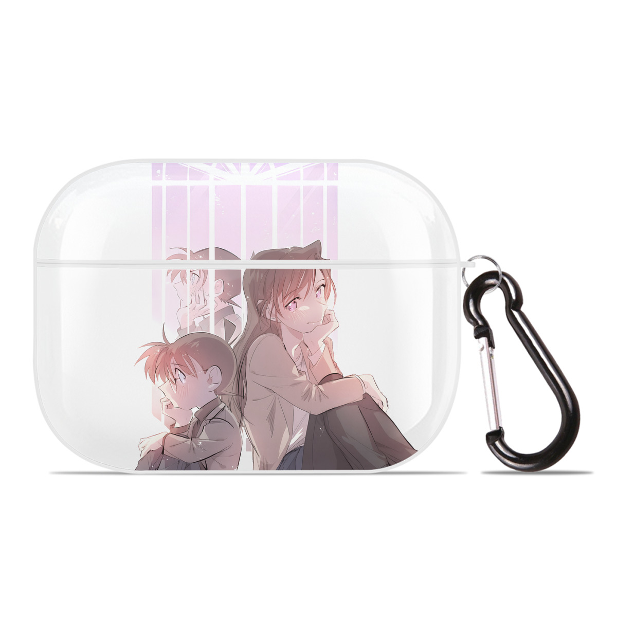 （画像用） 名探偵コナン Detective Conan 【AirPods Pro用】ハードシェル保護ケース 耐衝撃・防指紋・カラビナ付き商品仕様