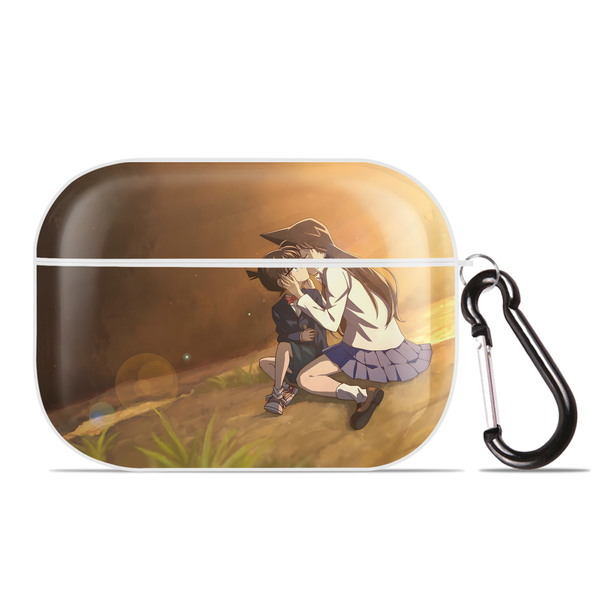 （画像用） 名探偵コナン Detective Conan 【AirPods Pro用】ハードシェル保護ケース 耐衝撃・防指紋・カラビナ付き商品仕様