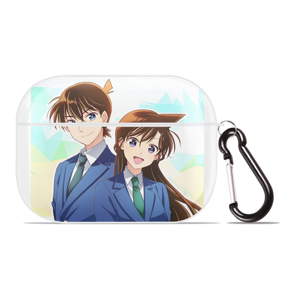 （画像用） 名探偵コナン Detective Conan 【AirPods Pro用】ハードシェル保護ケース 耐衝撃・防指紋・カラビナ付き商品仕様