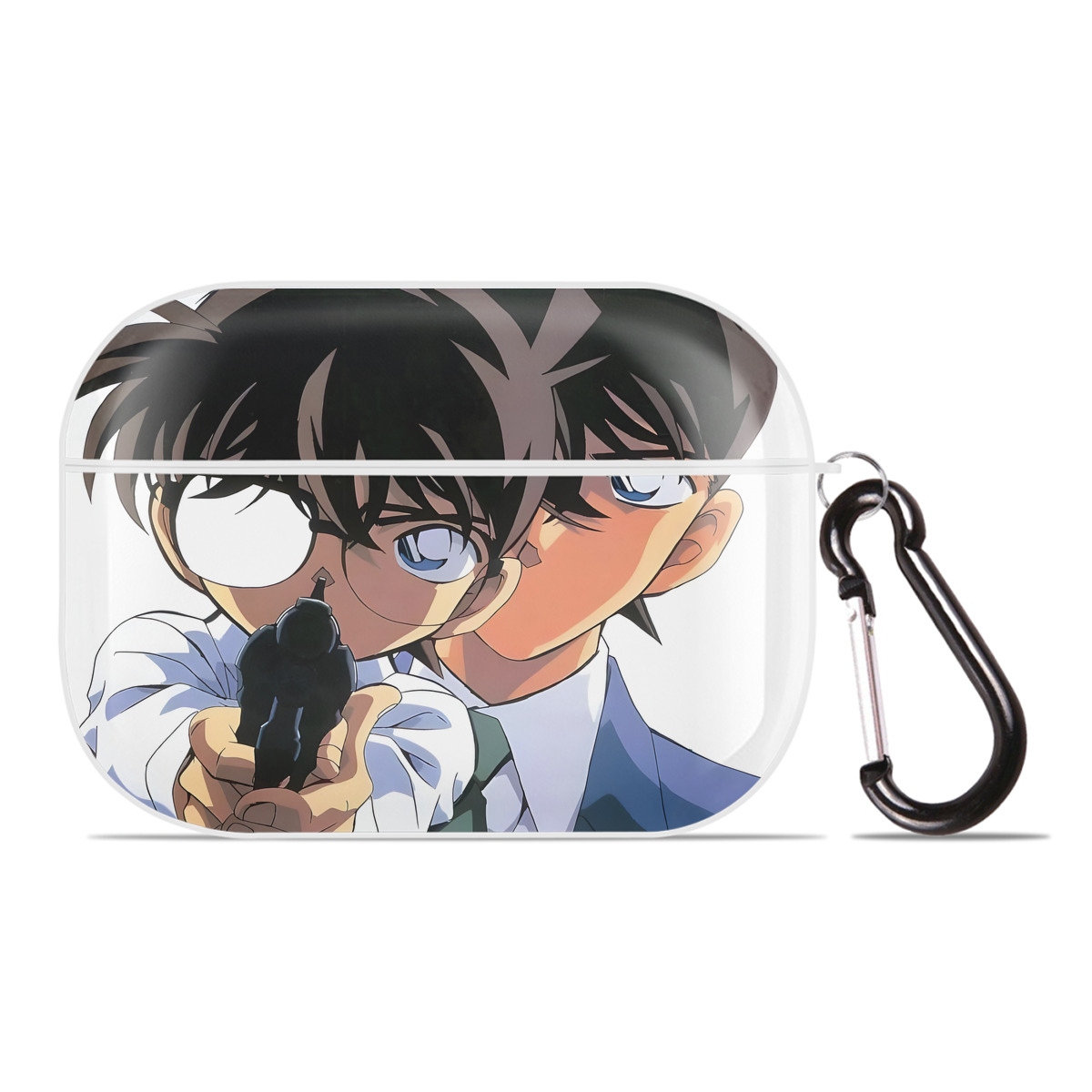 （画像用） 名探偵コナン Detective Conan 【AirPods Pro用】ハードシェル保護ケース 耐衝撃・防指紋・カラビナ付き商品仕様
