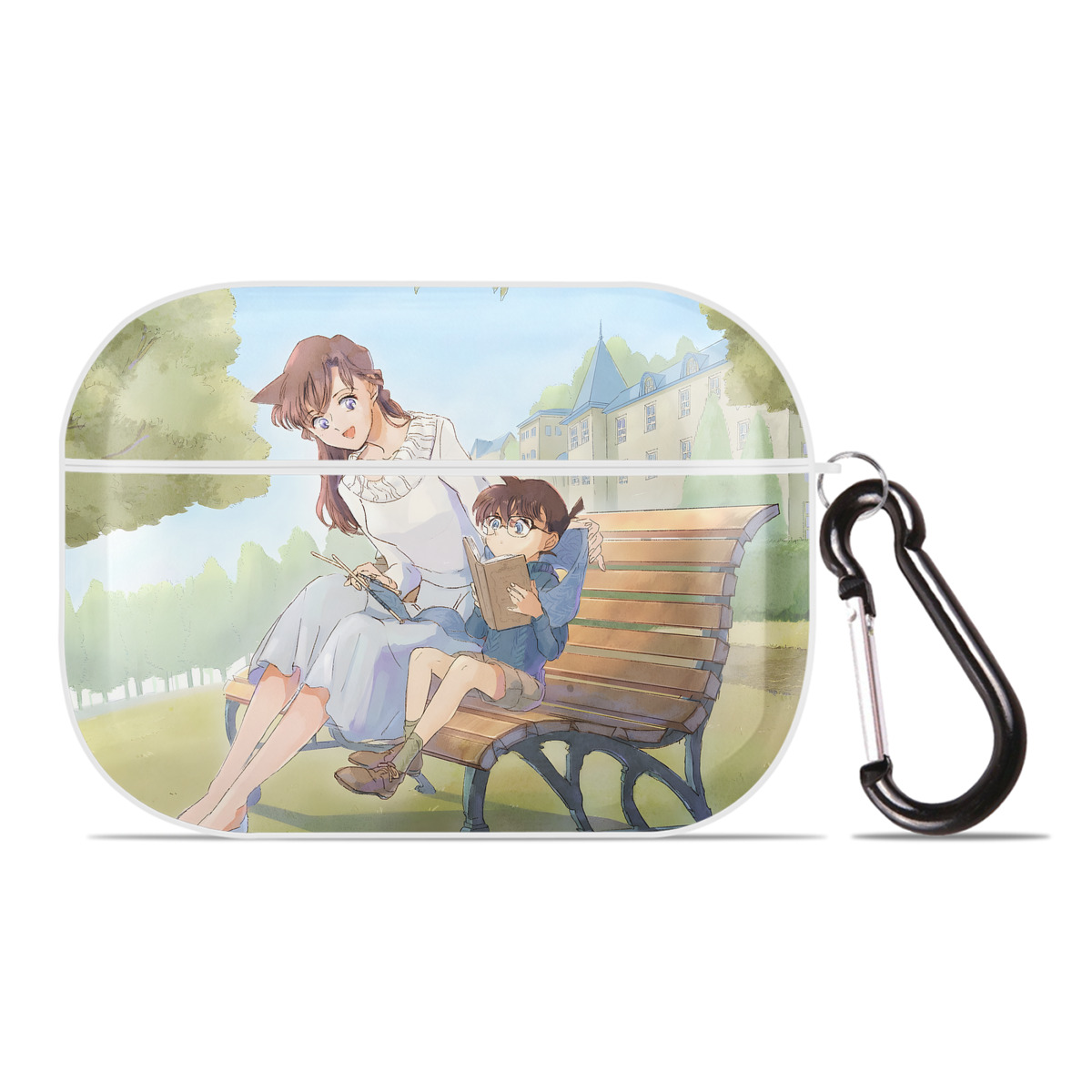 （画像用） 名探偵コナン Detective Conan 【AirPods Pro用】ハードシェル保護ケース 耐衝撃・防指紋・カラビナ付き商品仕様