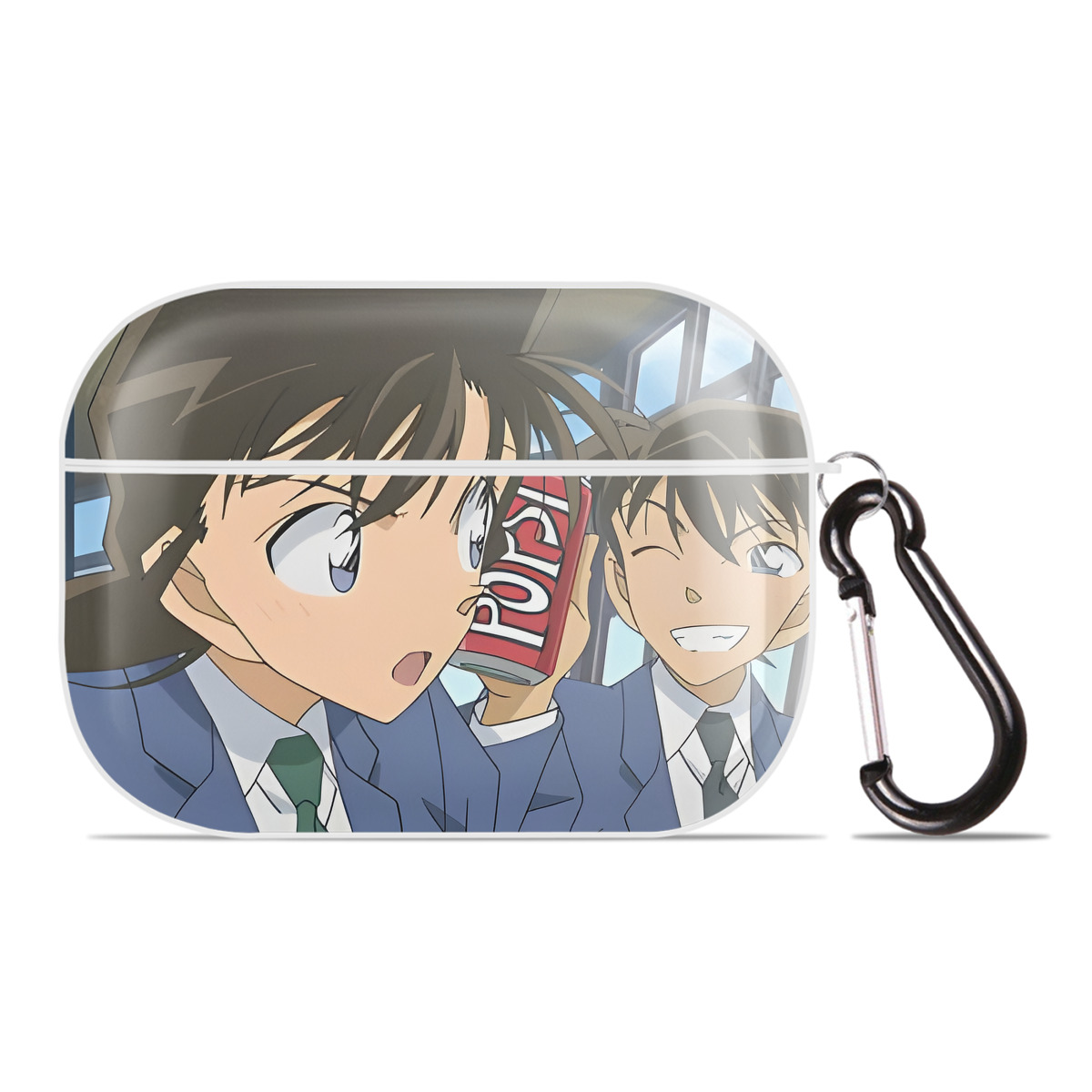 （画像用） 名探偵コナン Detective Conan 【AirPods Pro用】ハードシェル保護ケース 耐衝撃・防指紋・カラビナ付き商品仕様