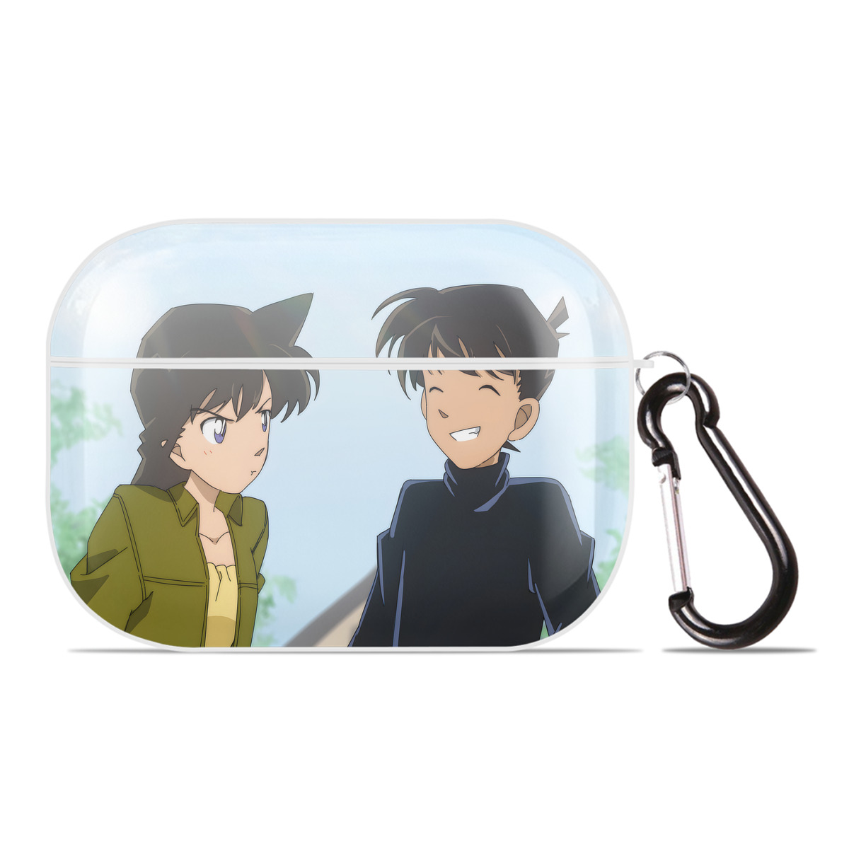 （画像用） 名探偵コナン Detective Conan 【AirPods Pro用】ハードシェル保護ケース 耐衝撃・防指紋・カラビナ付き商品仕様