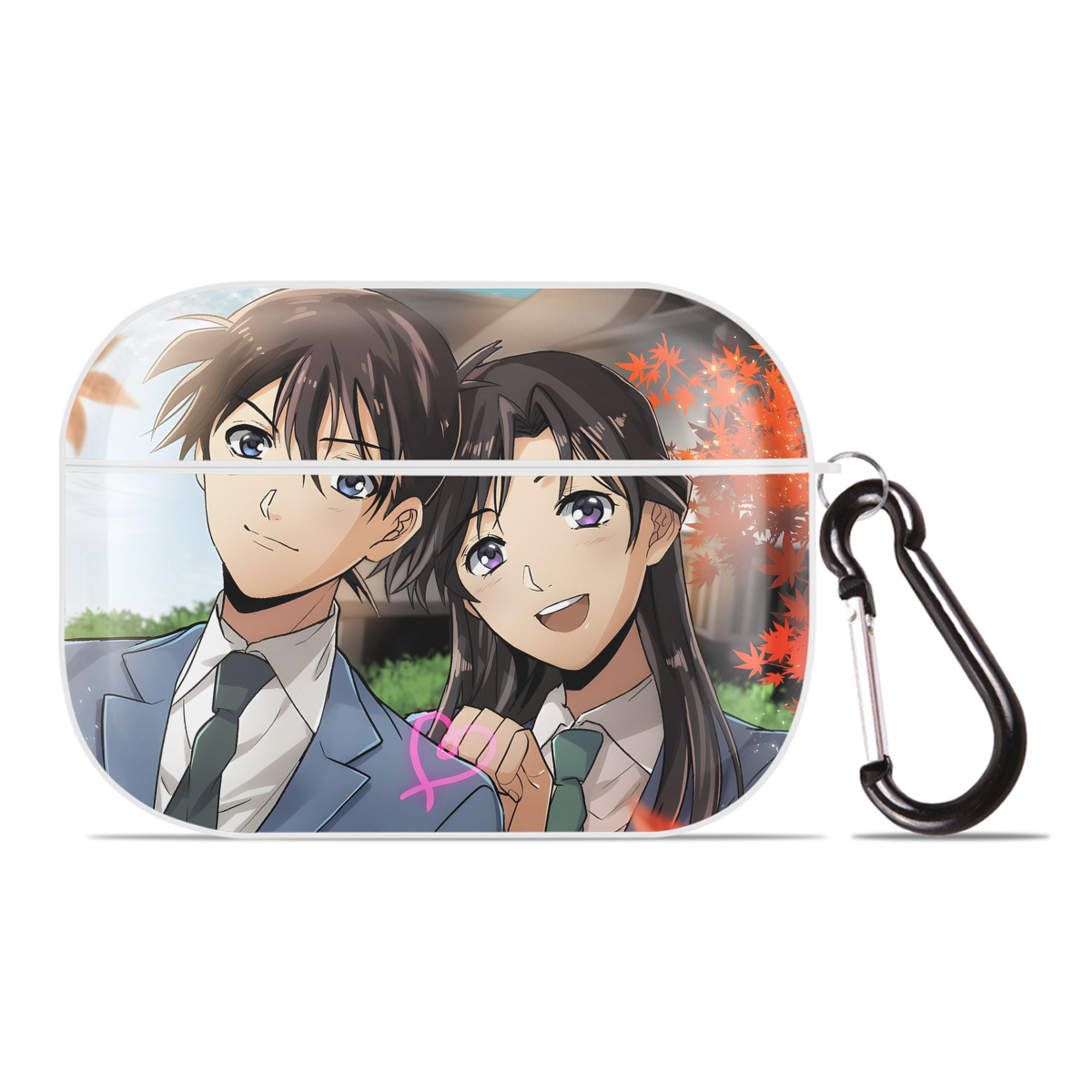 （画像用） 名探偵コナン Detective Conan 【AirPods Pro用】ハードシェル保護ケース 耐衝撃・防指紋・カラビナ付き商品仕様