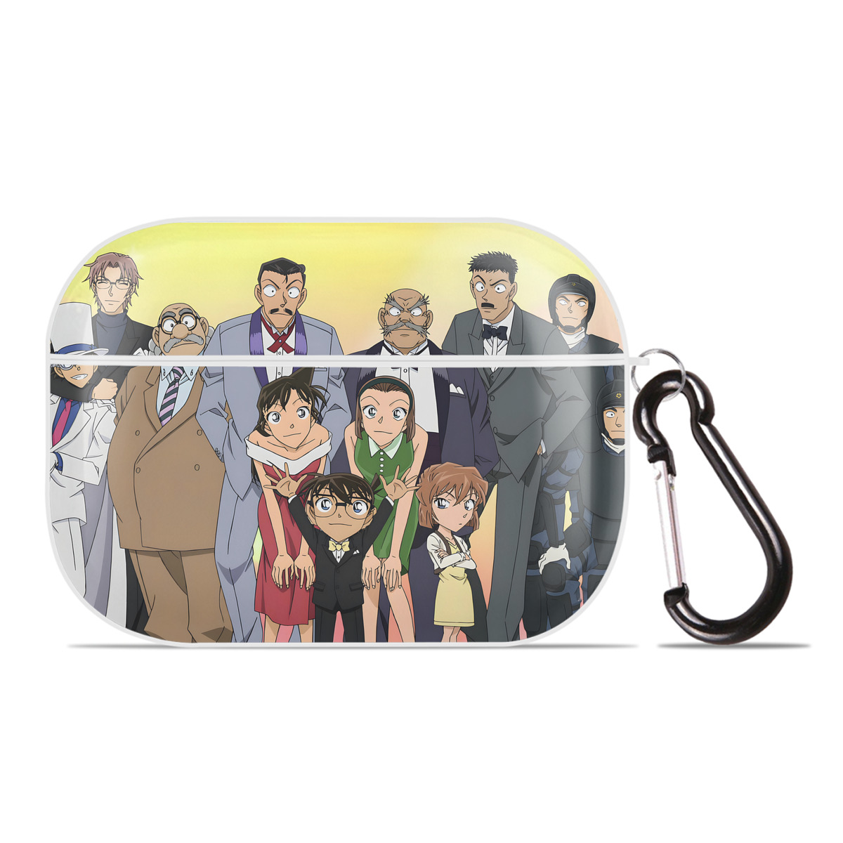 （画像用） 名探偵コナン Detective Conan 【AirPods Pro用】ハードシェル保護ケース 耐衝撃・防指紋・カラビナ付き商品仕様