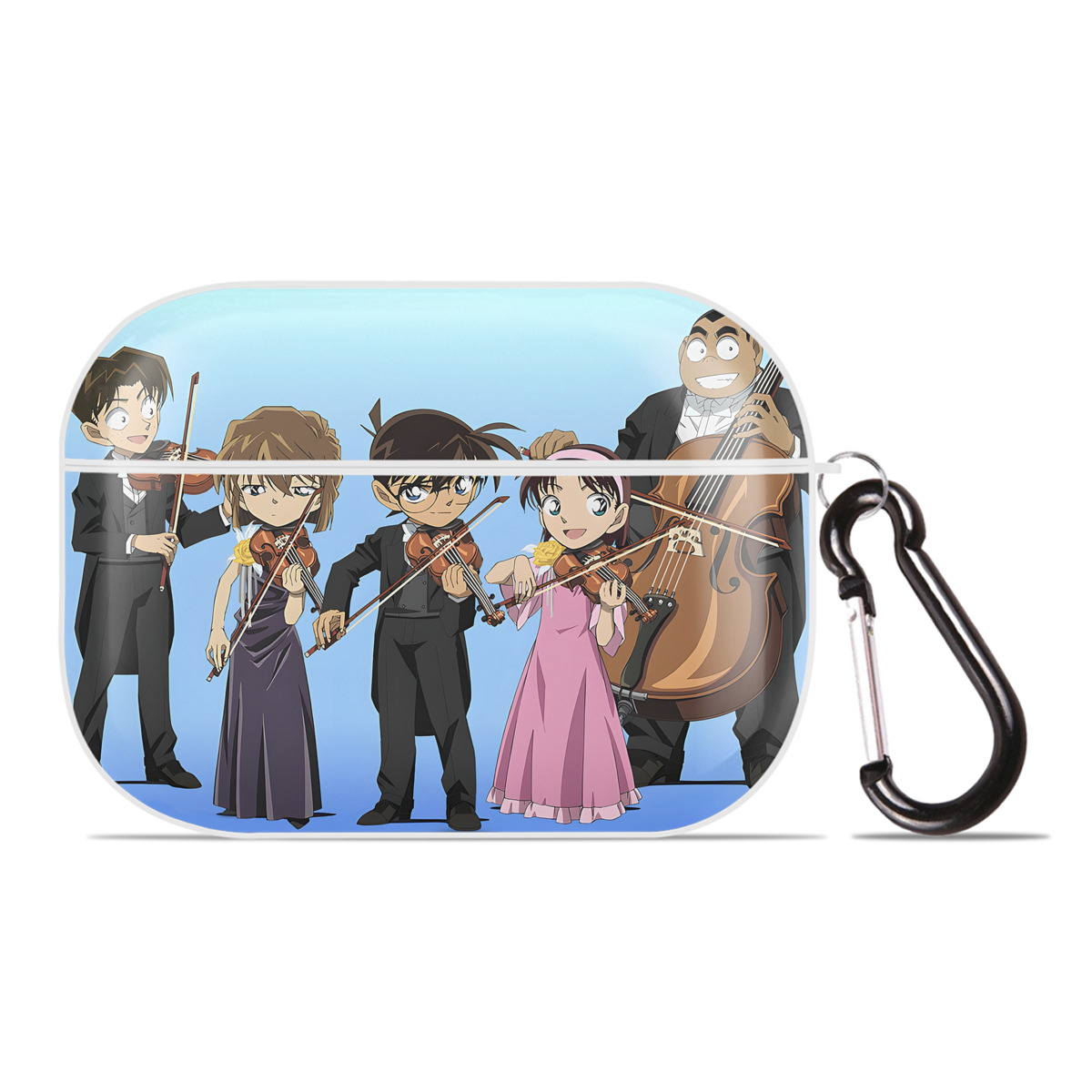 （画像用） 名探偵コナン Detective Conan 【AirPods Pro用】ハードシェル保護ケース 耐衝撃・防指紋・カラビナ付き商品仕様