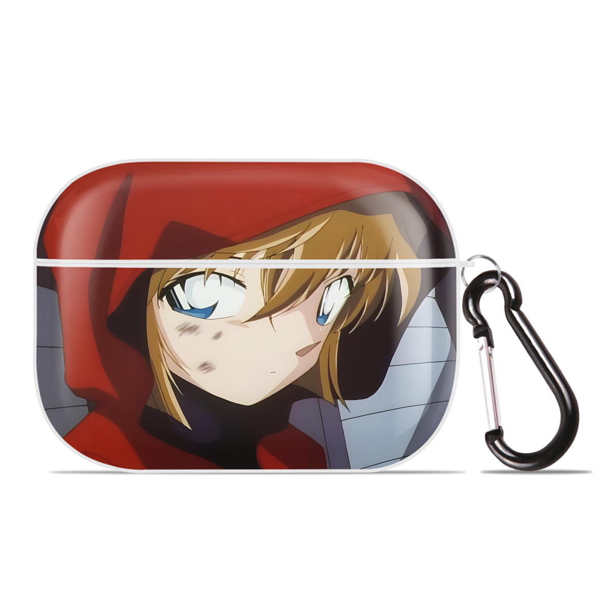 （画像用） 名探偵コナン Detective Conan 【AirPods Pro用】ハードシェル保護ケース 耐衝撃・防指紋・カラビナ付き商品仕様