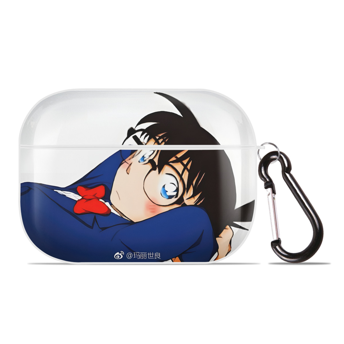 （画像用） 名探偵コナン Detective Conan 【AirPods Pro用】ハードシェル保護ケース 耐衝撃・防指紋・カラビナ付き商品仕様