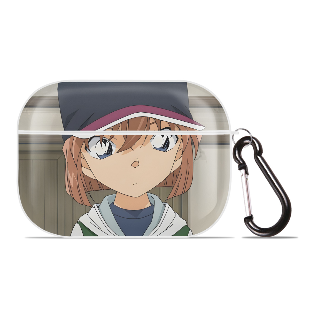 （画像用） 名探偵コナン Detective Conan 【AirPods Pro用】ハードシェル保護ケース 耐衝撃・防指紋・カラビナ付き商品仕様