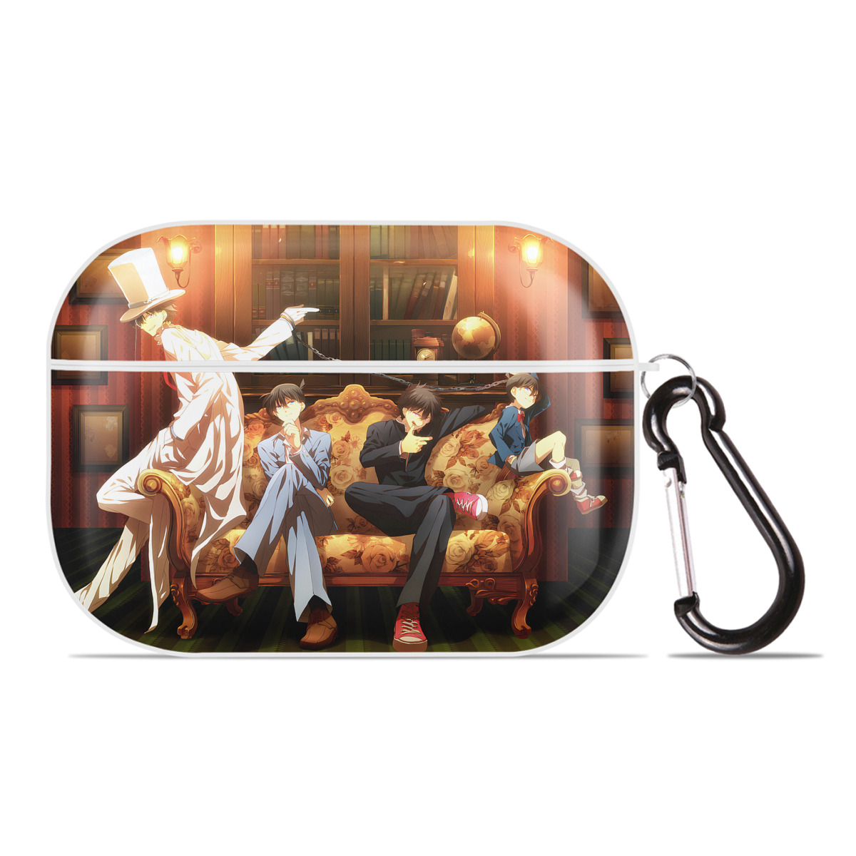 （画像用） 名探偵コナン Detective Conan 【AirPods Pro用】ハードシェル保護ケース 耐衝撃・防指紋・カラビナ付き商品仕様