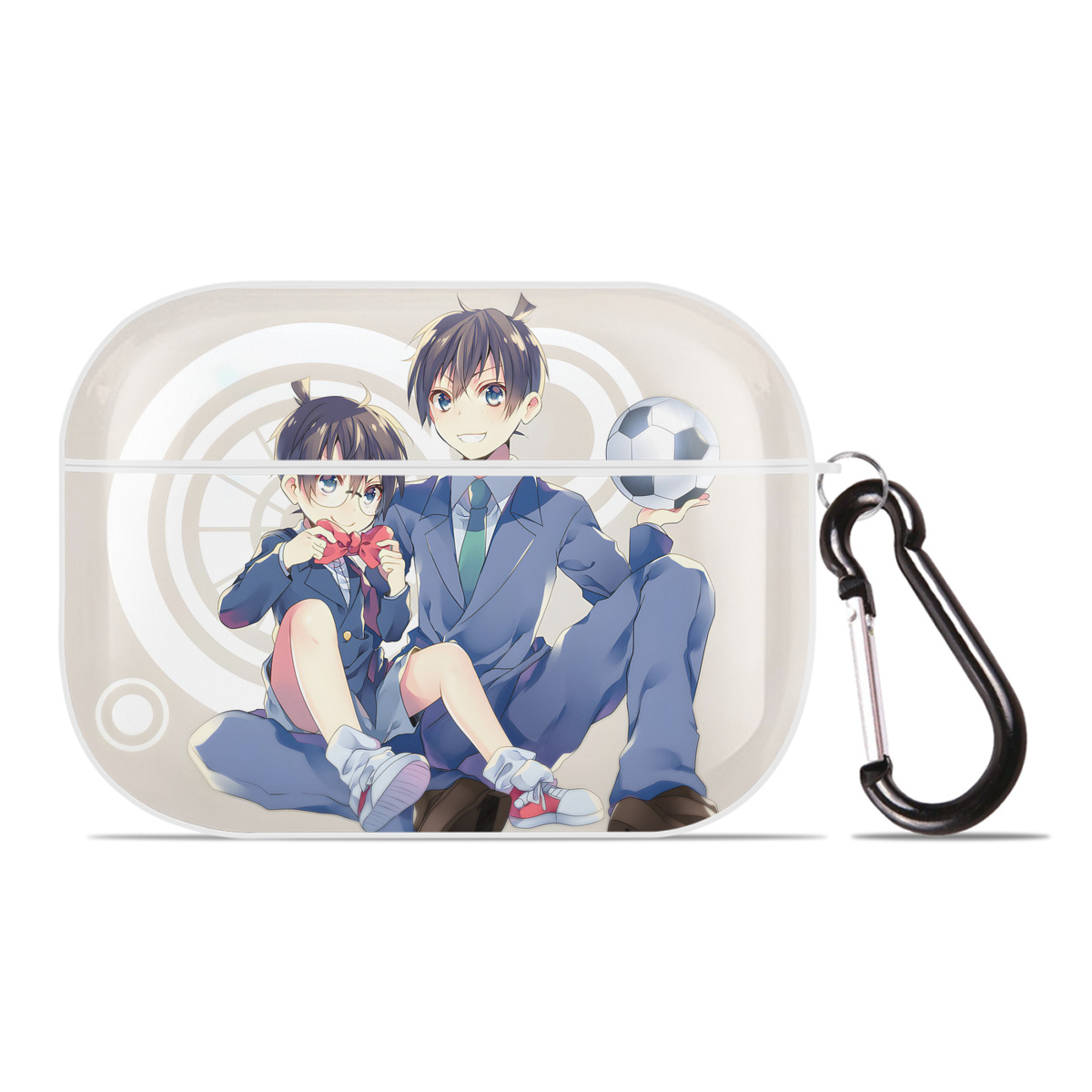 （画像用） 名探偵コナン Detective Conan 【AirPods Pro用】ハードシェル保護ケース 耐衝撃・防指紋・カラビナ付き商品仕様