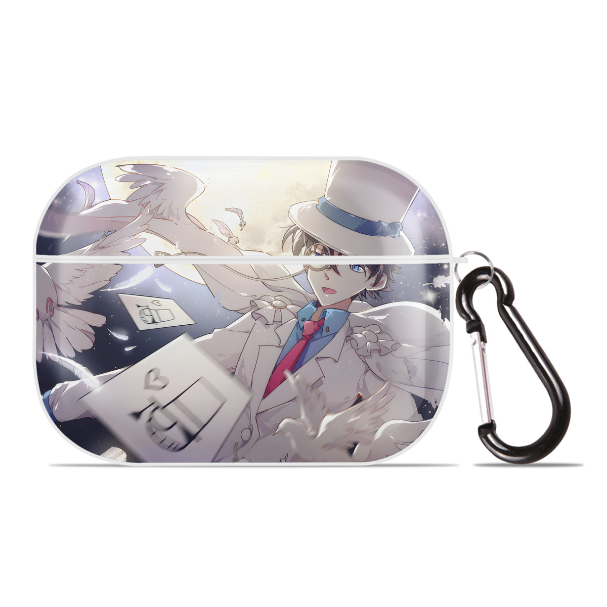 （画像用） 名探偵コナン Detective Conan 【AirPods Pro用】ハードシェル保護ケース 耐衝撃・防指紋・カラビナ付き商品仕様