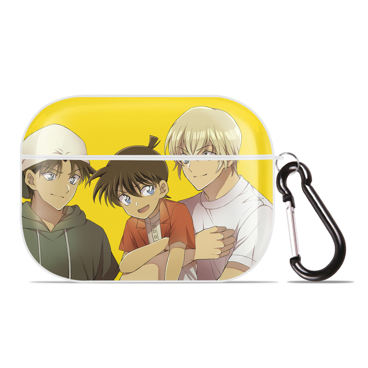 （画像用） 名探偵コナン Detective Conan 【AirPods Pro用】ハードシェル保護ケース 耐衝撃・防指紋・カラビナ付き商品仕様