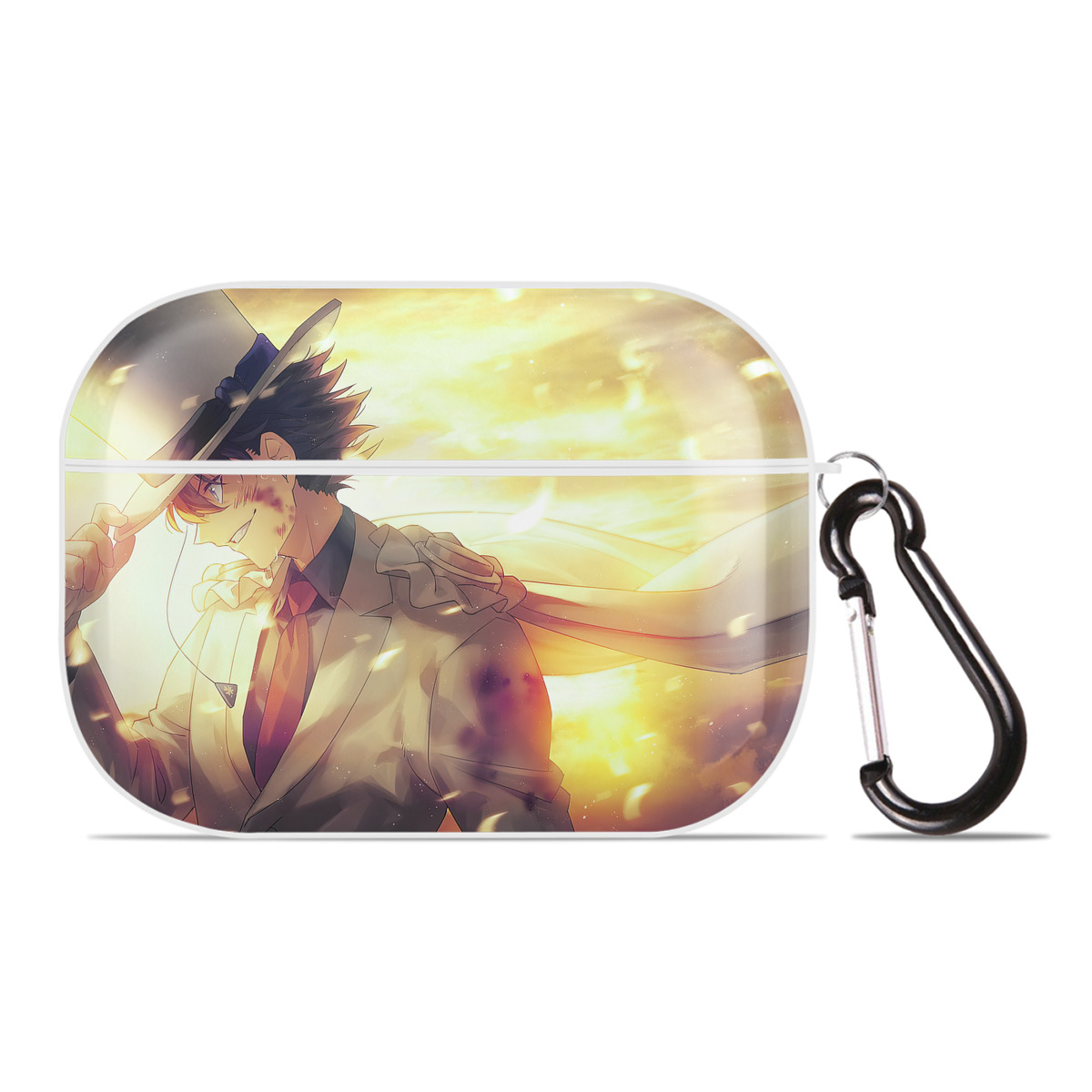 （画像用） 名探偵コナン Detective Conan 【AirPods Pro用】ハードシェル保護ケース 耐衝撃・防指紋・カラビナ付き商品仕様
