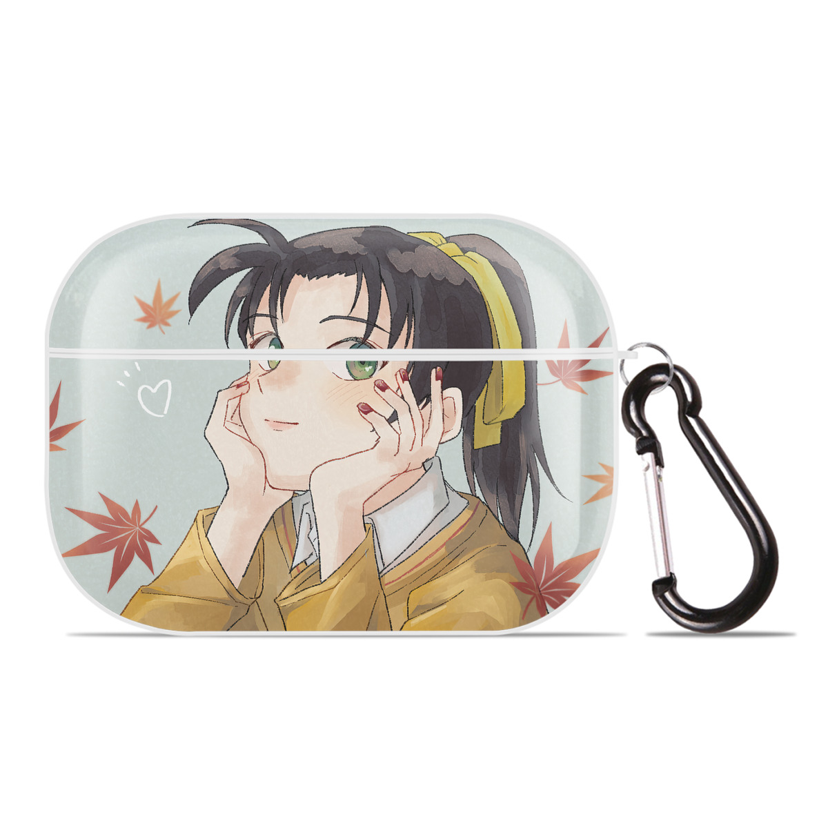 （画像用） 名探偵コナン Detective Conan 【AirPods Pro用】ハードシェル保護ケース 耐衝撃・防指紋・カラビナ付き商品仕様