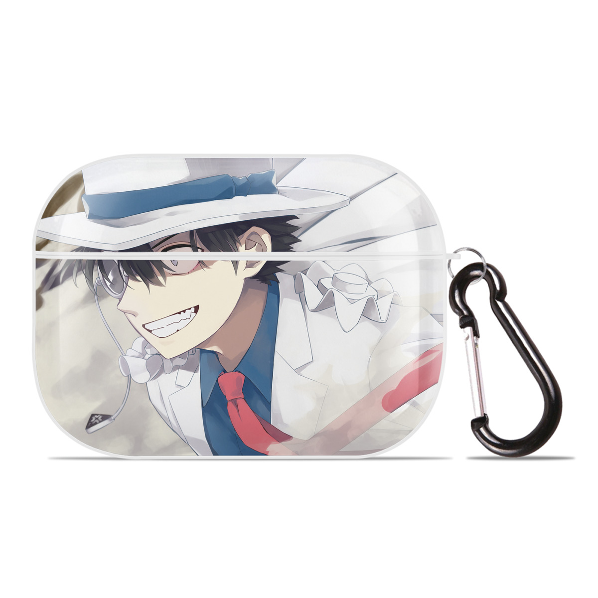 （画像用） 名探偵コナン Detective Conan 【AirPods Pro用】ハードシェル保護ケース 耐衝撃・防指紋・カラビナ付き商品仕様