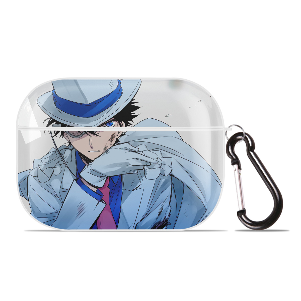 （画像用） 名探偵コナン Detective Conan 【AirPods Pro用】ハードシェル保護ケース 耐衝撃・防指紋・カラビナ付き商品仕様