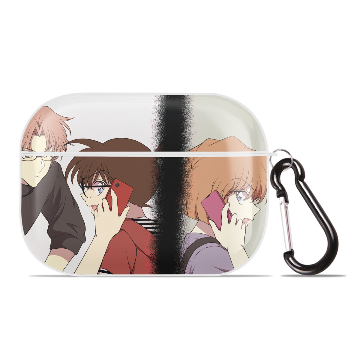 （画像用） 名探偵コナン Detective Conan 【AirPods Pro用】ハードシェル保護ケース 耐衝撃・防指紋・カラビナ付き商品仕様