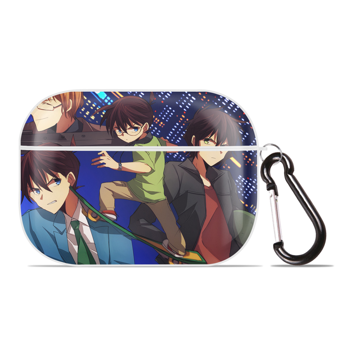 （画像用） 名探偵コナン Detective Conan 【AirPods Pro用】ハードシェル保護ケース 耐衝撃・防指紋・カラビナ付き商品仕様