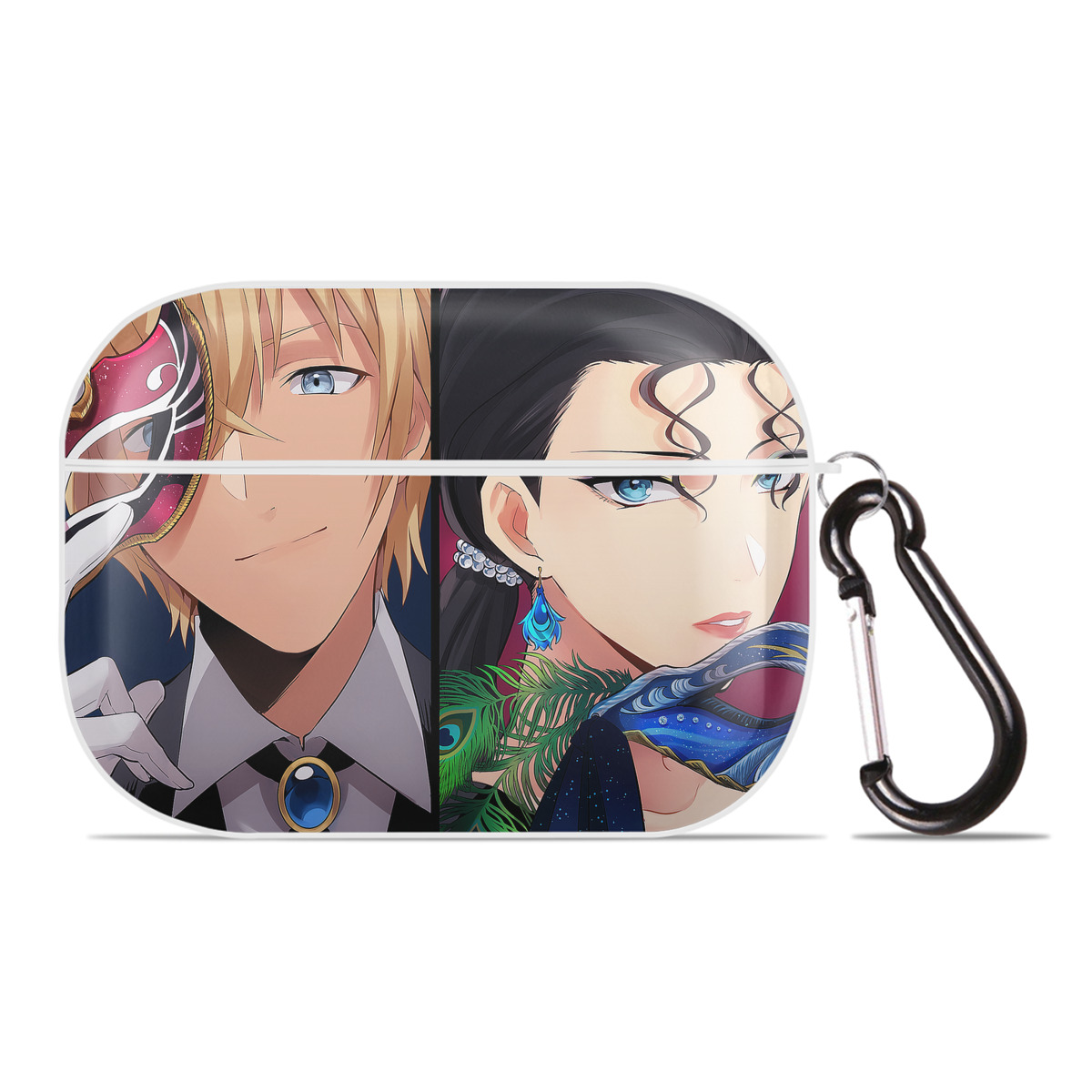 （画像用） 名探偵コナン Detective Conan 【AirPods Pro用】ハードシェル保護ケース 耐衝撃・防指紋・カラビナ付き商品仕様