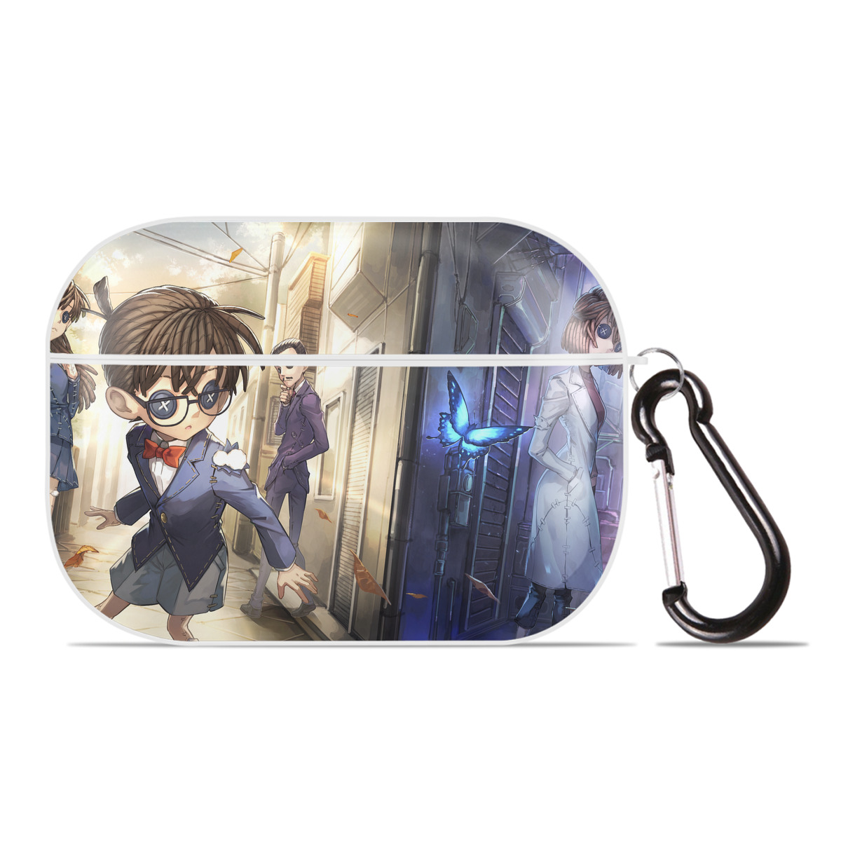 （画像用） 名探偵コナン Detective Conan 【AirPods Pro用】ハードシェル保護ケース 耐衝撃・防指紋・カラビナ付き商品仕様
