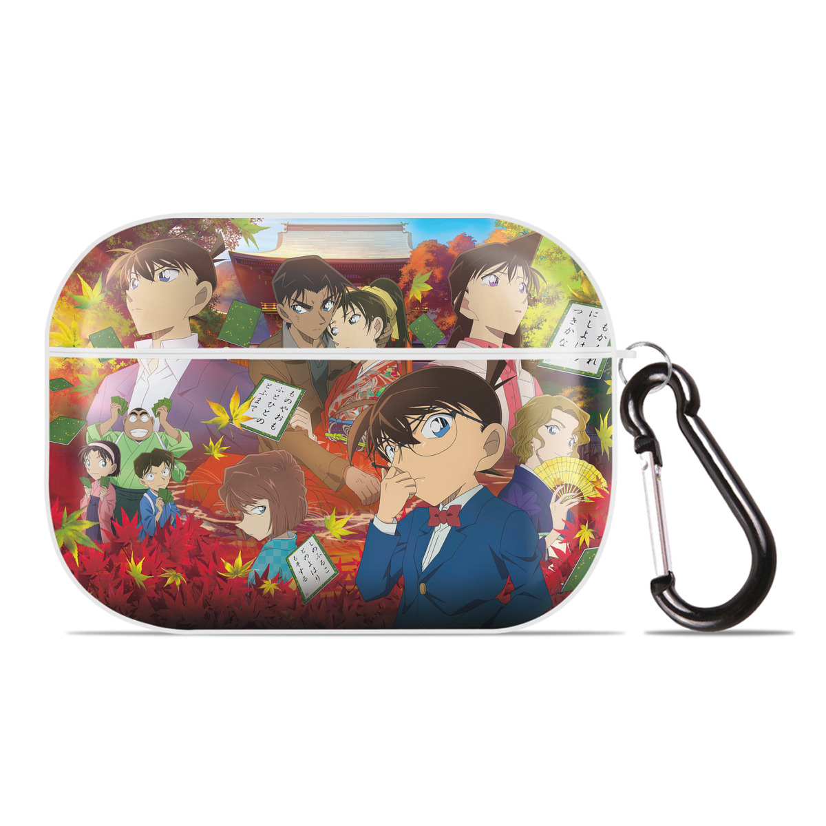 （画像用） 名探偵コナン Detective Conan 【AirPods Pro用】ハードシェル保護ケース 耐衝撃・防指紋・カラビナ付き商品仕様