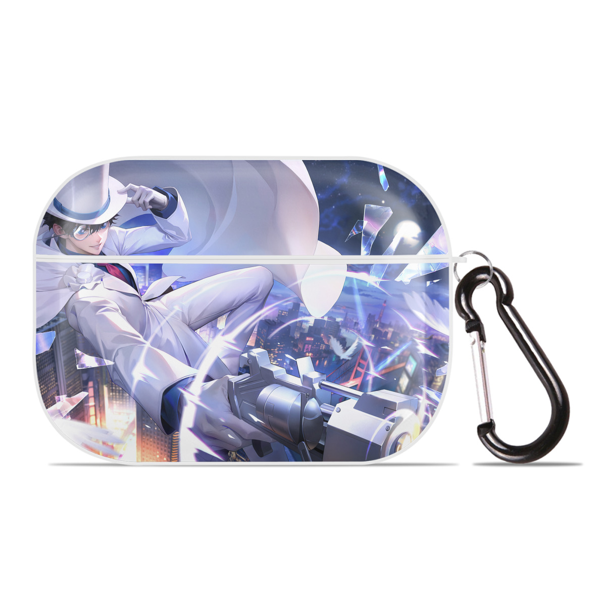 （画像用） 名探偵コナン Detective Conan 【AirPods Pro用】ハードシェル保護ケース 耐衝撃・防指紋・カラビナ付き商品仕様