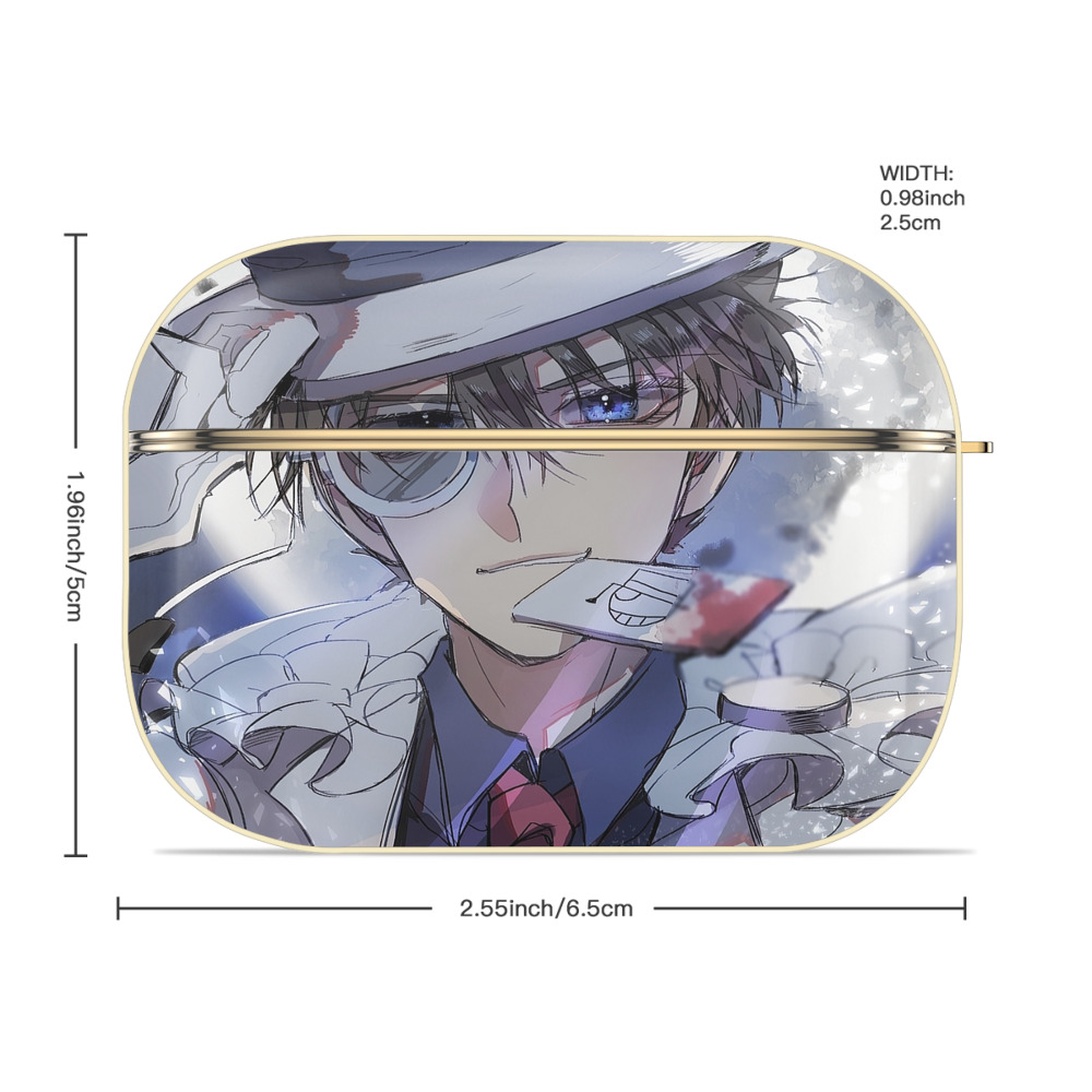 名探偵コナン Detective Conan 【AirPods Pro用】ハードシェル保護ケース｜耐衝撃・防指紋・カラビナ付き商品仕様