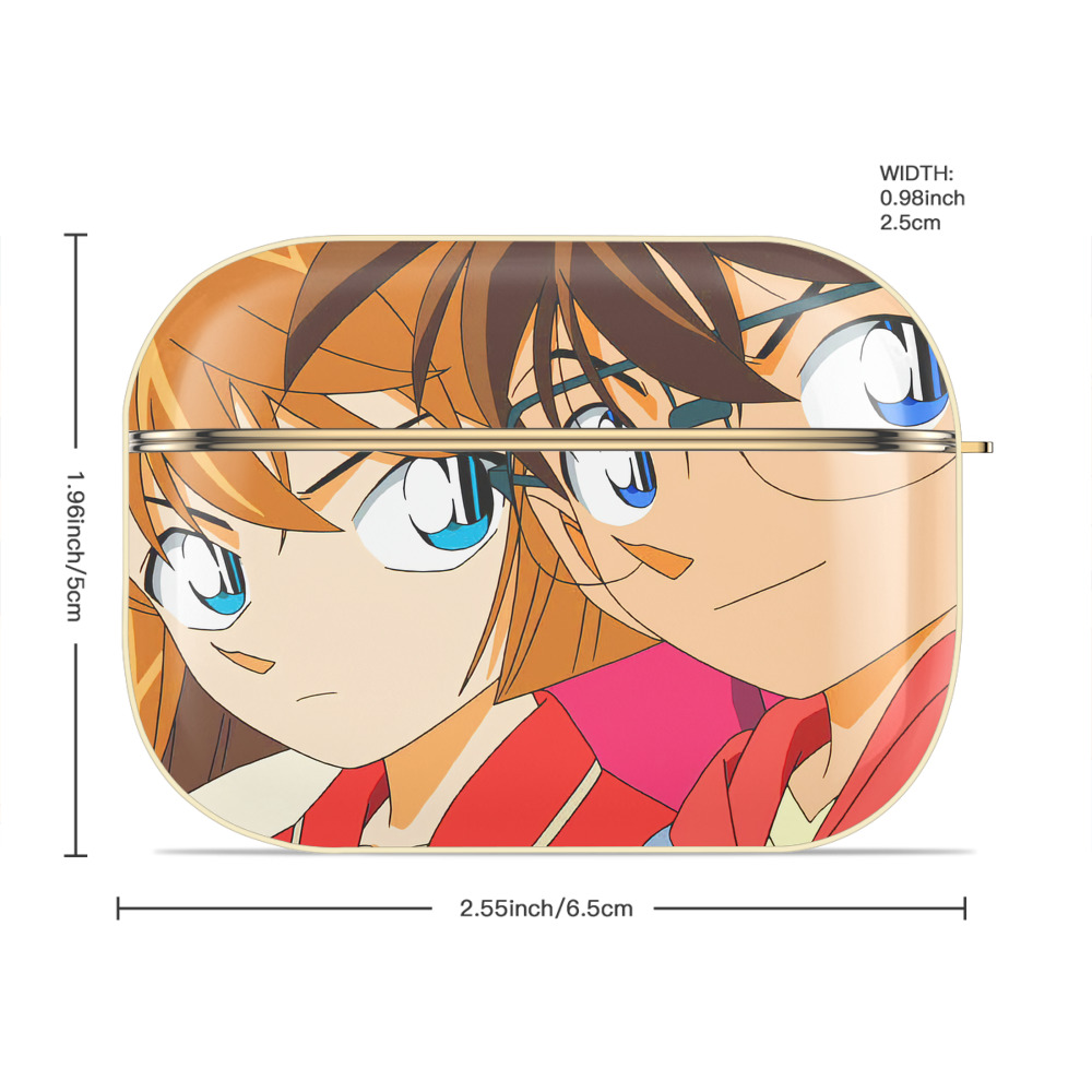 名探偵コナン Detective Conan 【AirPods Pro用】ハードシェル保護ケース｜耐衝撃・防指紋・カラビナ付き商品仕様