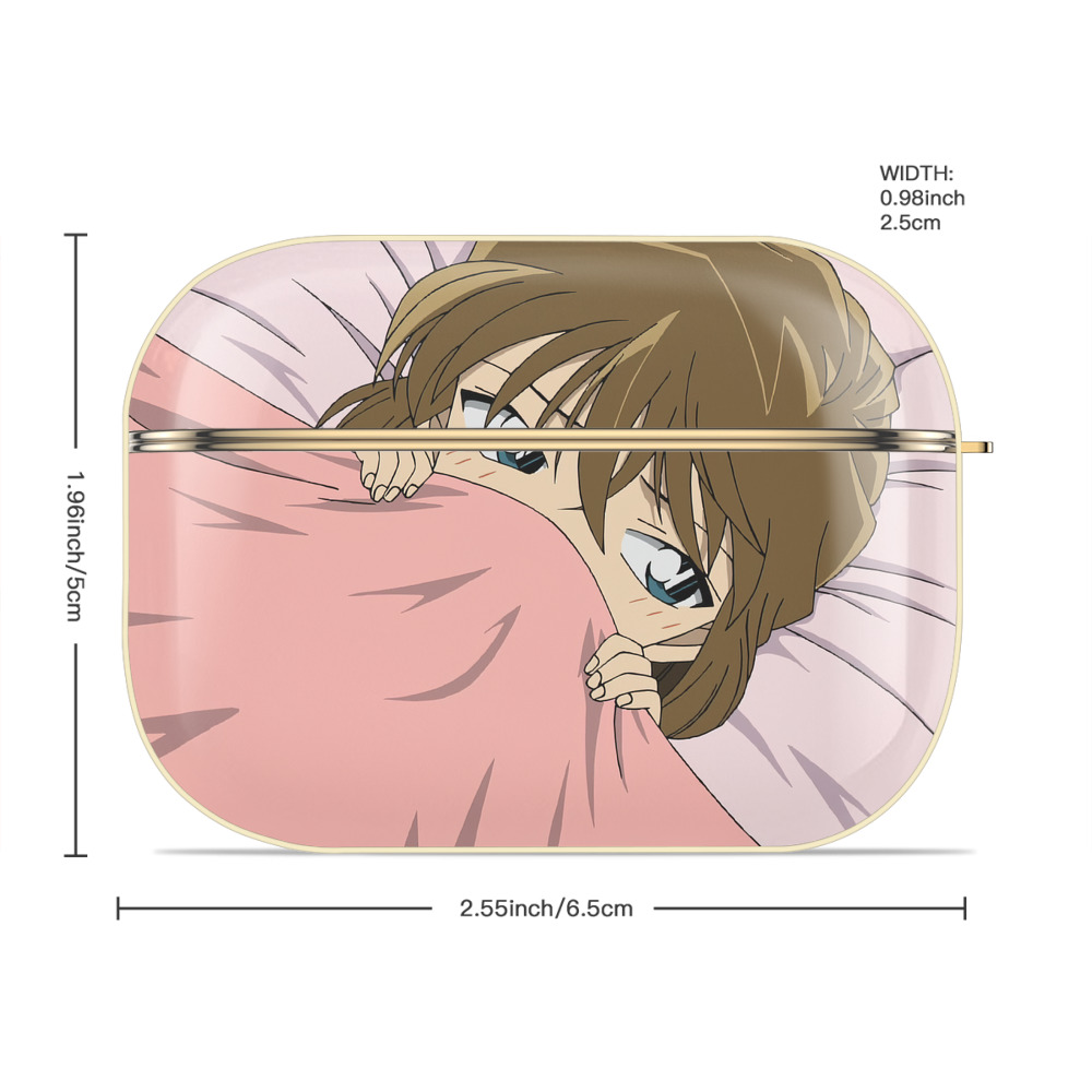 名探偵コナン Detective Conan 【AirPods Pro用】ハードシェル保護ケース｜耐衝撃・防指紋・カラビナ付き商品仕様