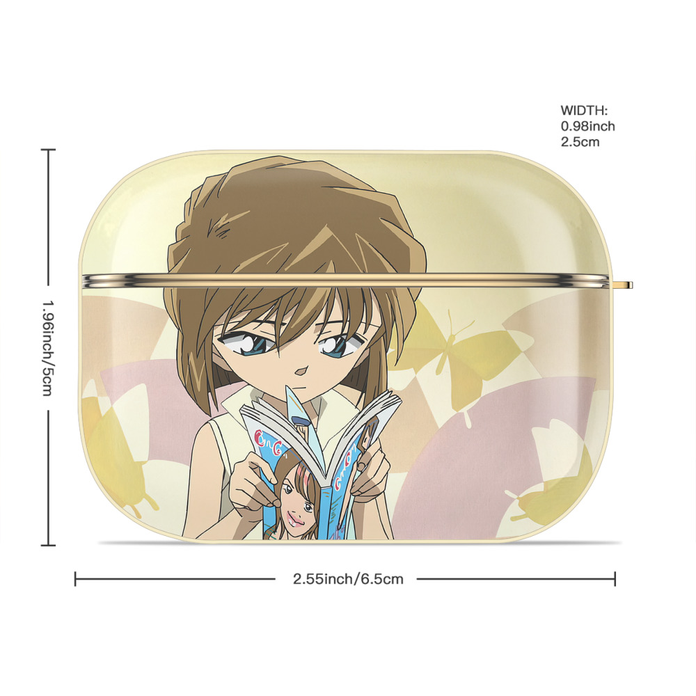 名探偵コナン Detective Conan 【AirPods Pro用】ハードシェル保護ケース｜耐衝撃・防指紋・カラビナ付き商品仕様
