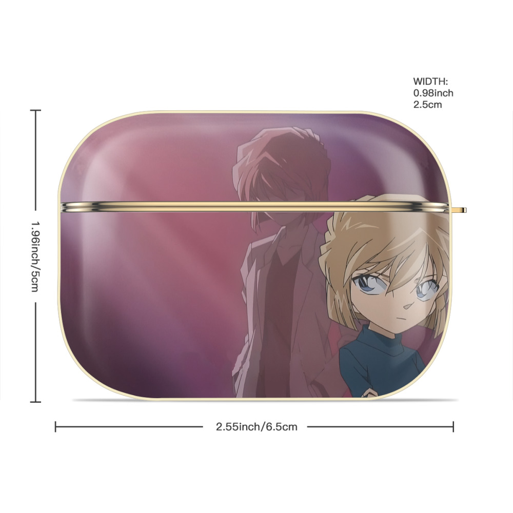 名探偵コナン Detective Conan 【AirPods Pro用】ハードシェル保護ケース｜耐衝撃・防指紋・カラビナ付き商品仕様