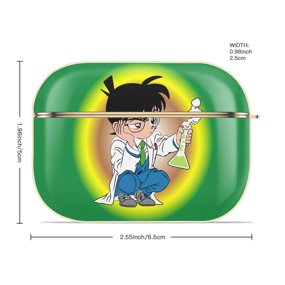 名探偵コナン Detective Conan 【AirPods Pro用】ハードシェル保護ケース｜耐衝撃・防指紋・カラビナ付き商品仕様