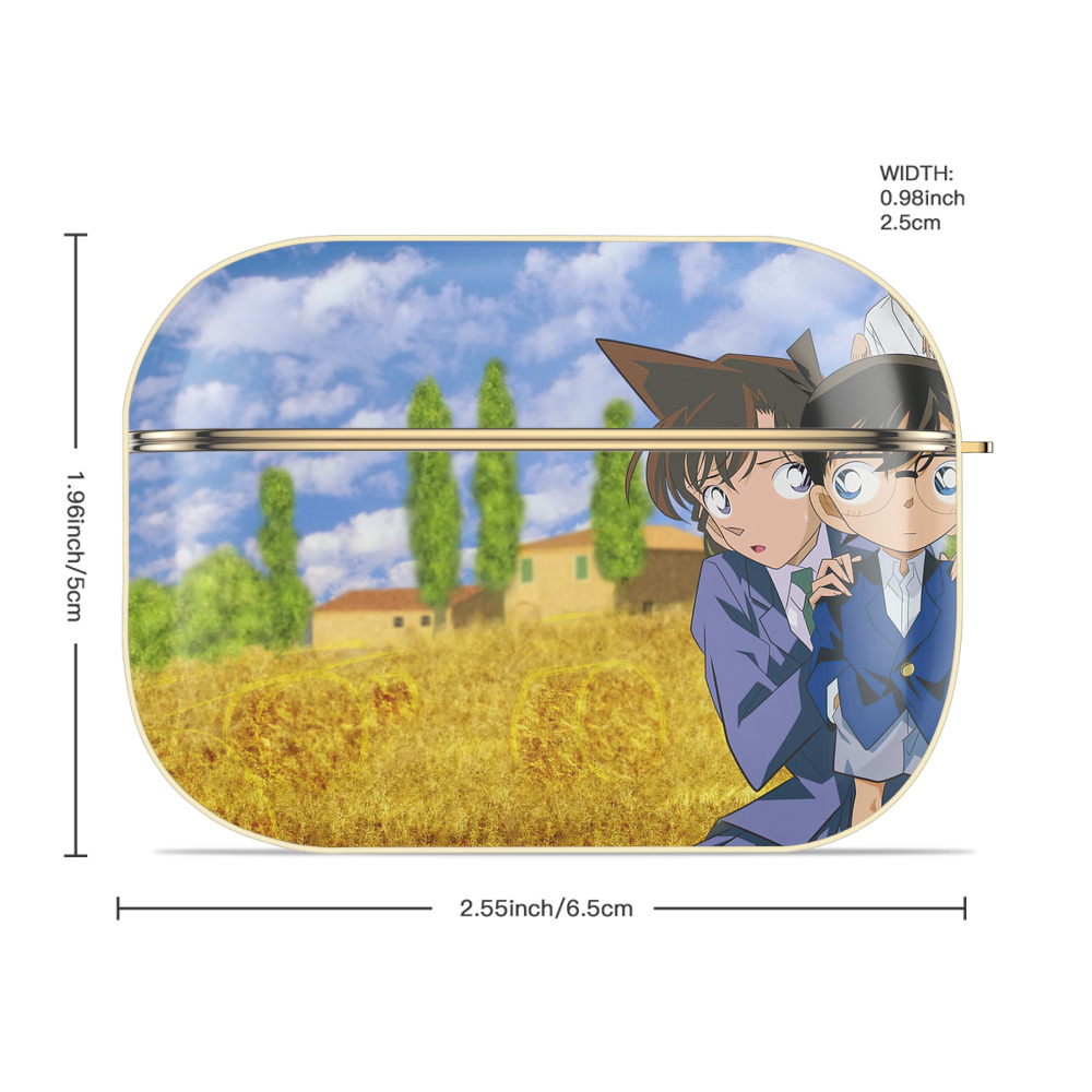 名探偵コナン Detective Conan 【AirPods Pro用】ハードシェル保護ケース｜耐衝撃・防指紋・カラビナ付き商品仕様