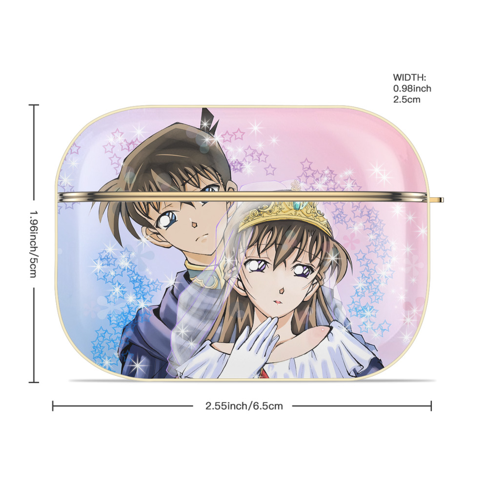 名探偵コナン Detective Conan 【AirPods Pro用】ハードシェル保護ケース｜耐衝撃・防指紋・カラビナ付き商品仕様