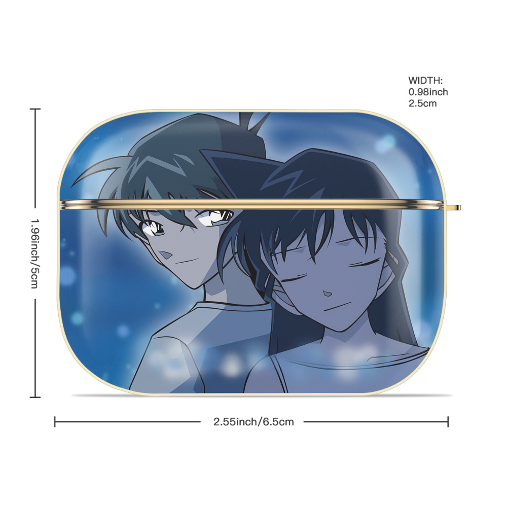 名探偵コナン Detective Conan 【AirPods Pro用】ハードシェル保護ケース｜耐衝撃・防指紋・カラビナ付き商品仕様