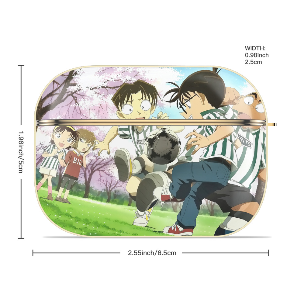 名探偵コナン Detective Conan 【AirPods Pro用】ハードシェル保護ケース｜耐衝撃・防指紋・カラビナ付き商品仕様