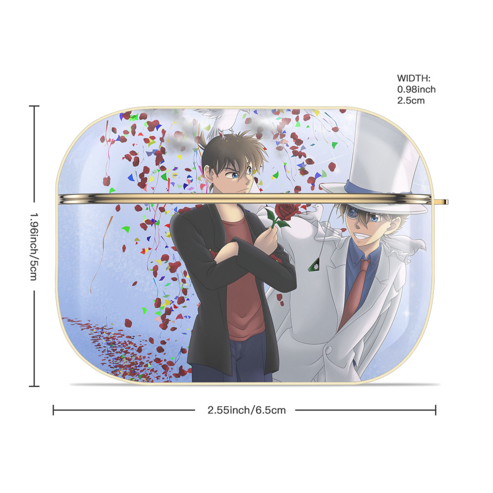 名探偵コナン Detective Conan 【AirPods Pro用】ハードシェル保護ケース｜耐衝撃・防指紋・カラビナ付き商品仕様