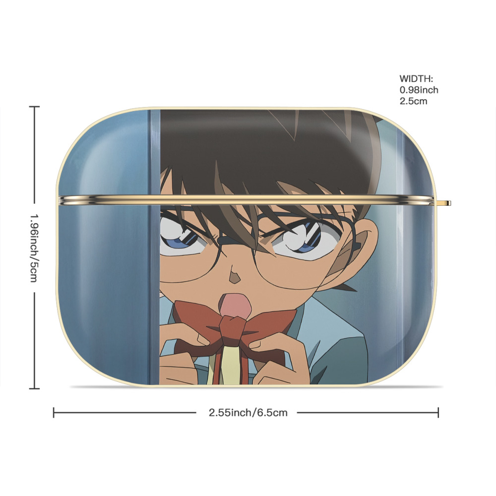 名探偵コナン Detective Conan 【AirPods Pro用】ハードシェル保護ケース｜耐衝撃・防指紋・カラビナ付き商品仕様