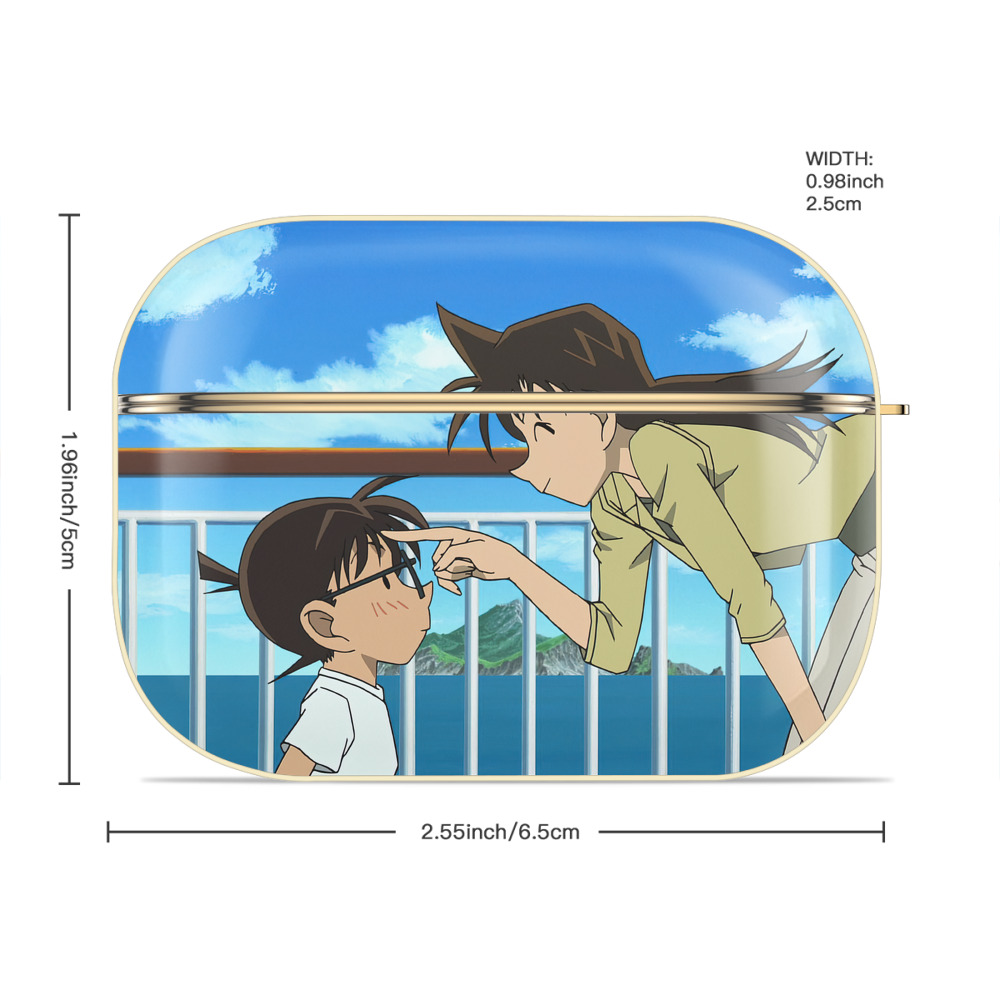 名探偵コナン Detective Conan 【AirPods Pro用】ハードシェル保護ケース｜耐衝撃・防指紋・カラビナ付き商品仕様