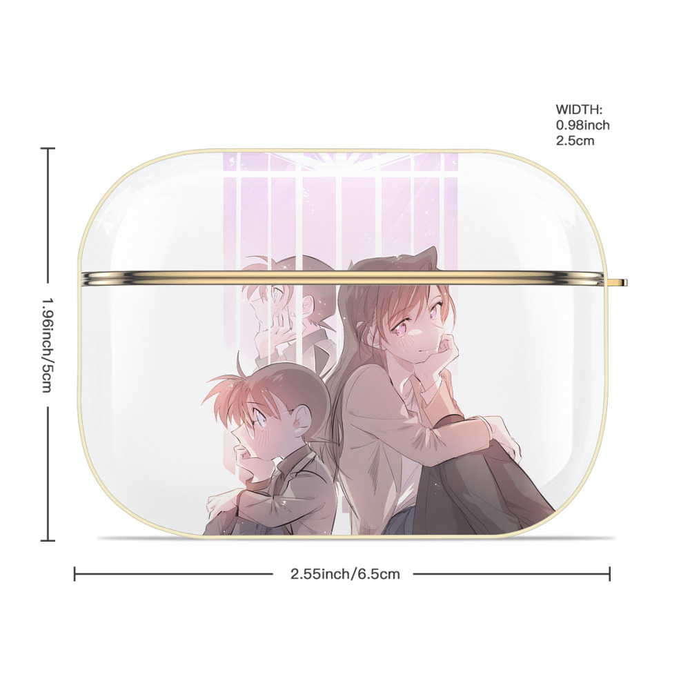 名探偵コナン Detective Conan 【AirPods Pro用】ハードシェル保護ケース｜耐衝撃・防指紋・カラビナ付き商品仕様