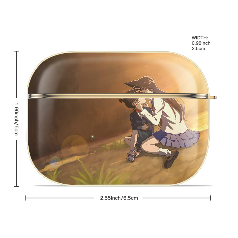 名探偵コナン Detective Conan 【AirPods Pro用】ハードシェル保護ケース｜耐衝撃・防指紋・カラビナ付き商品仕様