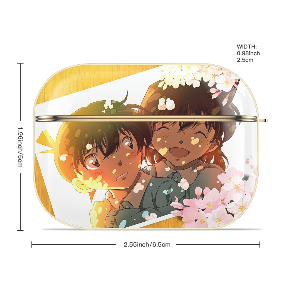 名探偵コナン Detective Conan 【AirPods Pro用】ハードシェル保護ケース｜耐衝撃・防指紋・カラビナ付き商品仕様