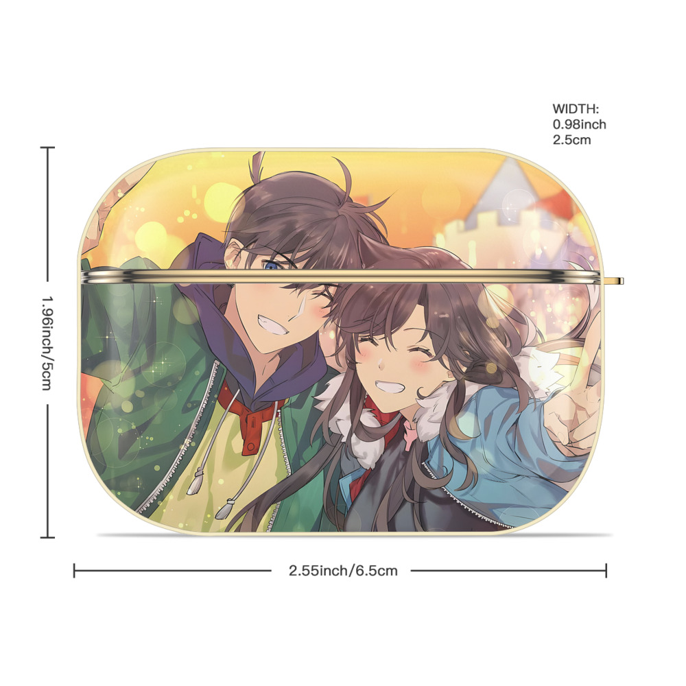 名探偵コナン Detective Conan 【AirPods Pro用】ハードシェル保護ケース｜耐衝撃・防指紋・カラビナ付き商品仕様