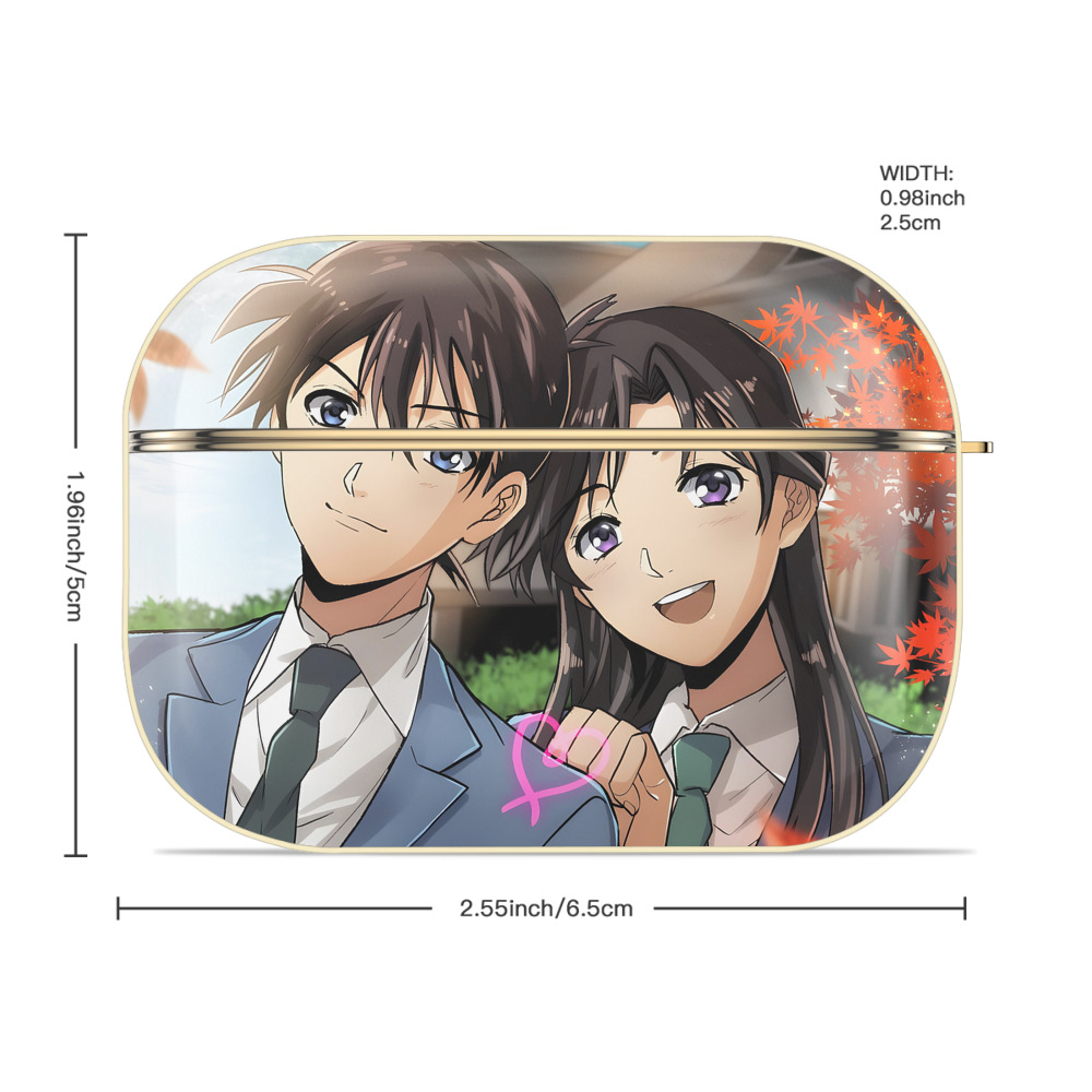 名探偵コナン Detective Conan 【AirPods Pro用】ハードシェル保護ケース｜耐衝撃・防指紋・カラビナ付き商品仕様